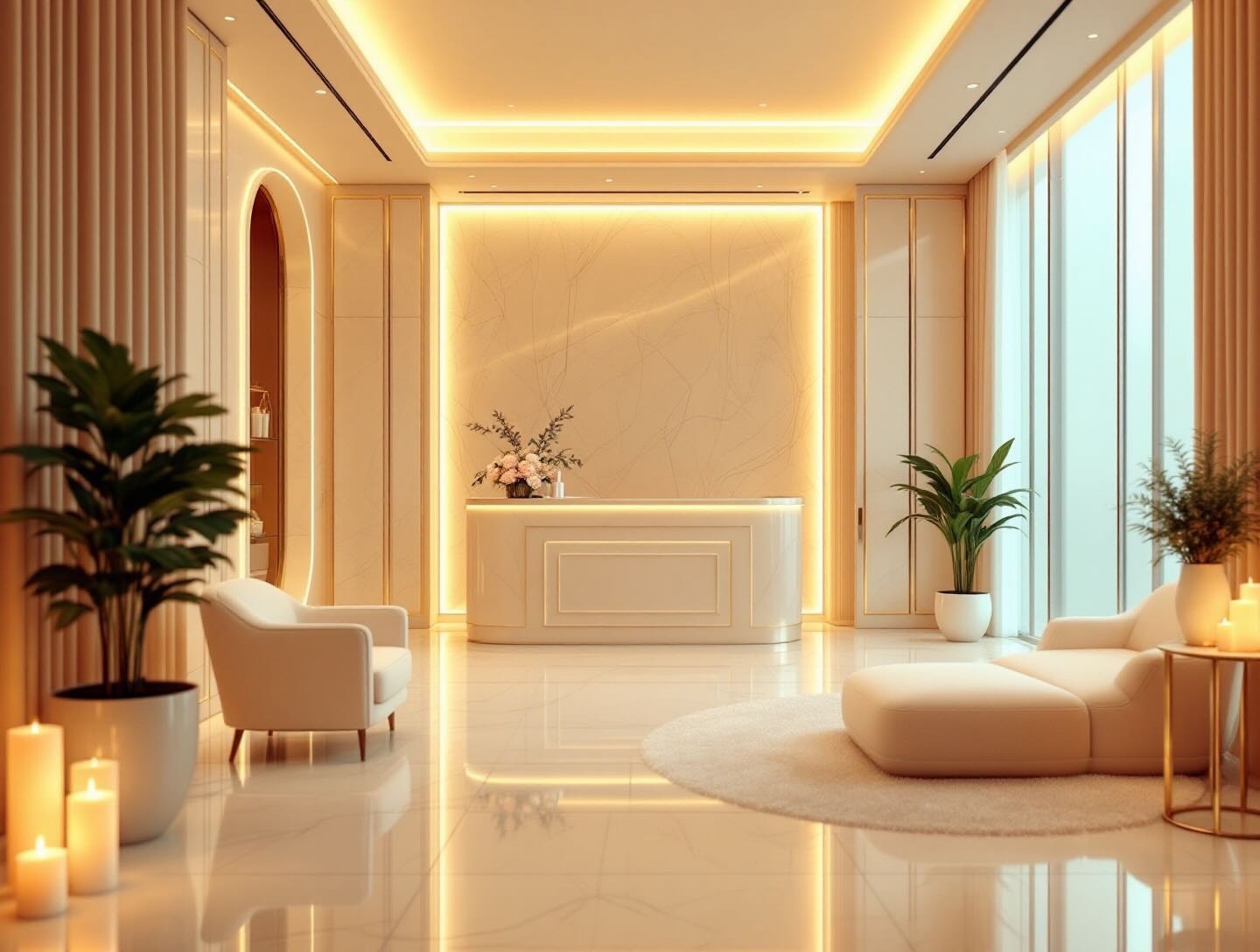 A well-designed plastic surgery website showcasing various cosmetic procedures.