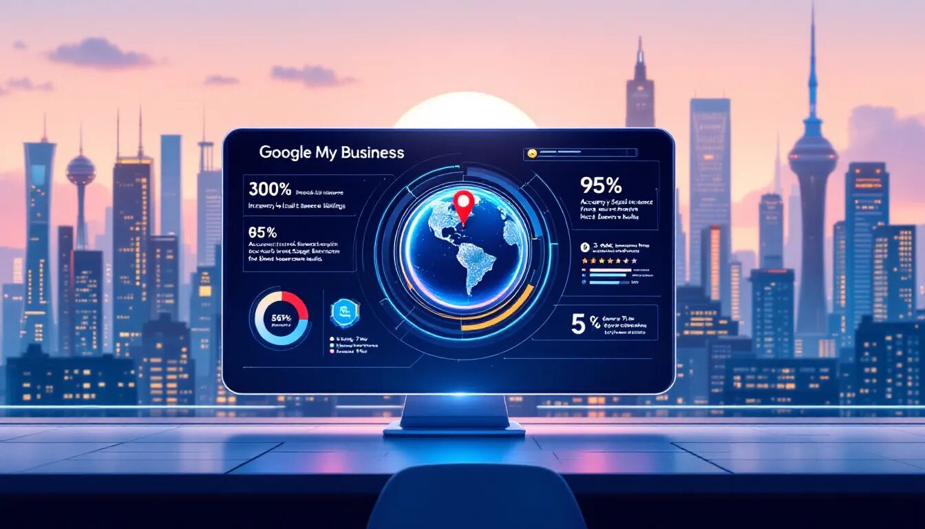 An illustration of advanced tips for maximizing local SEO using Google My Business.