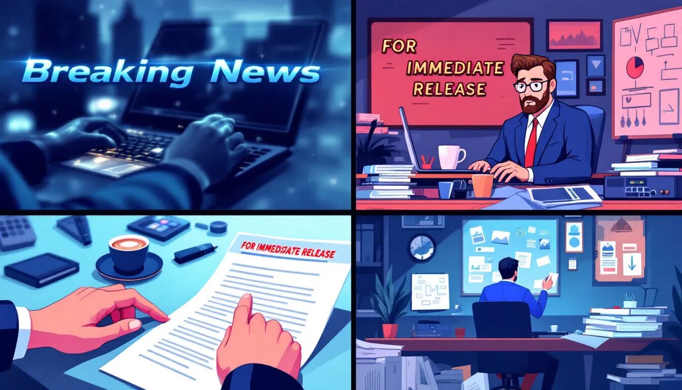 Successful case studies of press releases that gained media coverage.