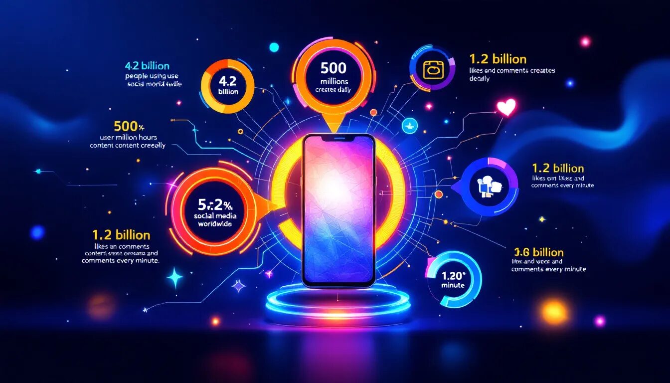 User-generated content being shared on social media, reflecting trends in social media.