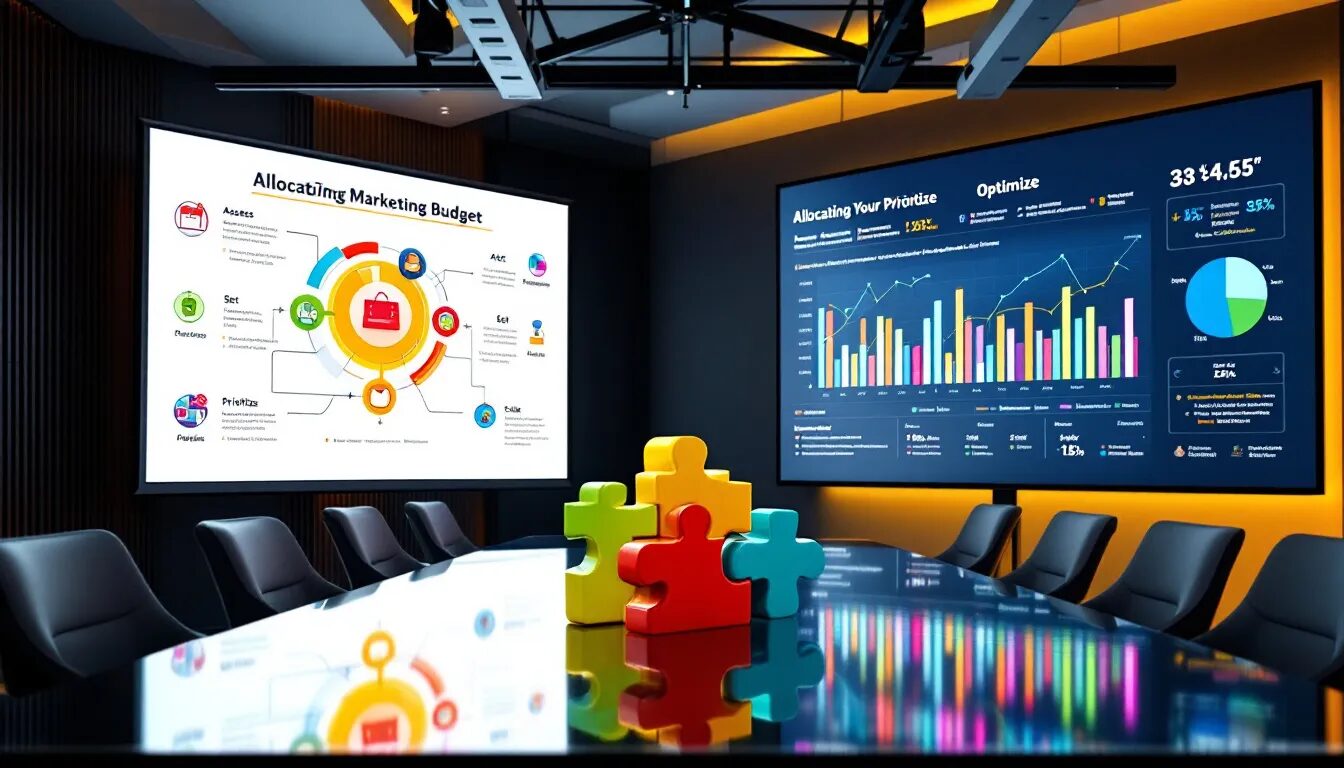 A visual guide to allocating a marketing budget.