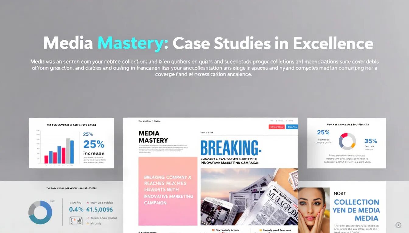 A collection of successful case studies showcasing media coverage.